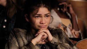 A still from Euphoria, a TV series starring Zendaya